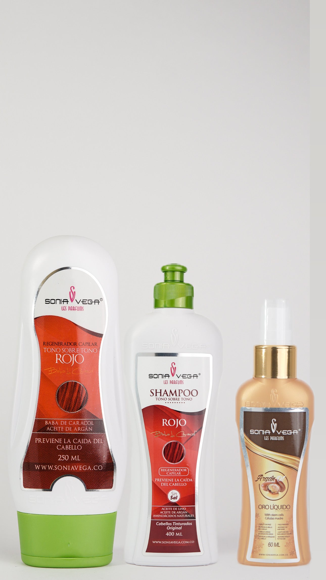 Matizante Rojo + Shampoo Rojo obsequiamos un aceite de Argan