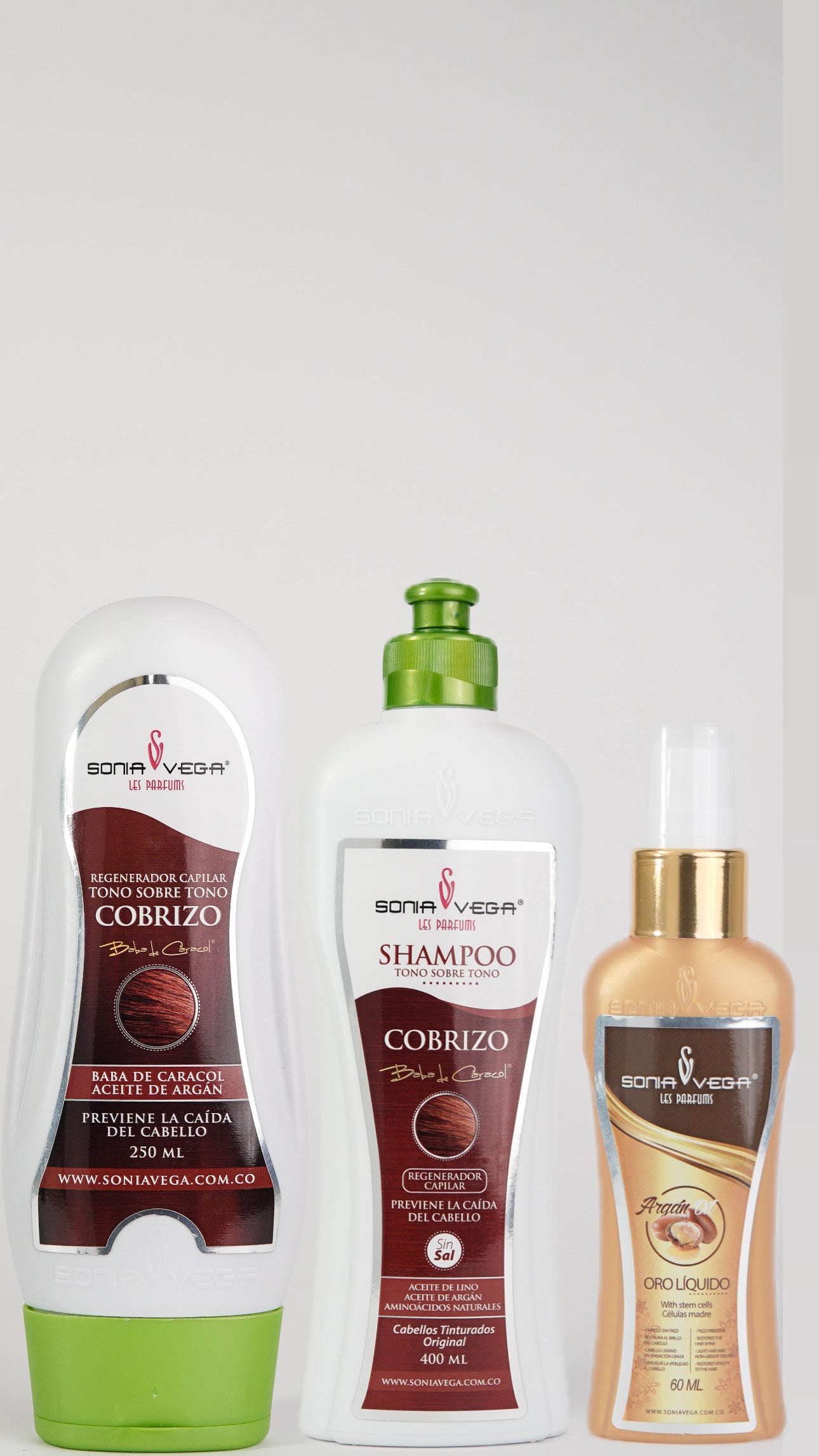 Matizante Cobrizo + Shampoo Cobrizo obsequiamos un aceite de Argan