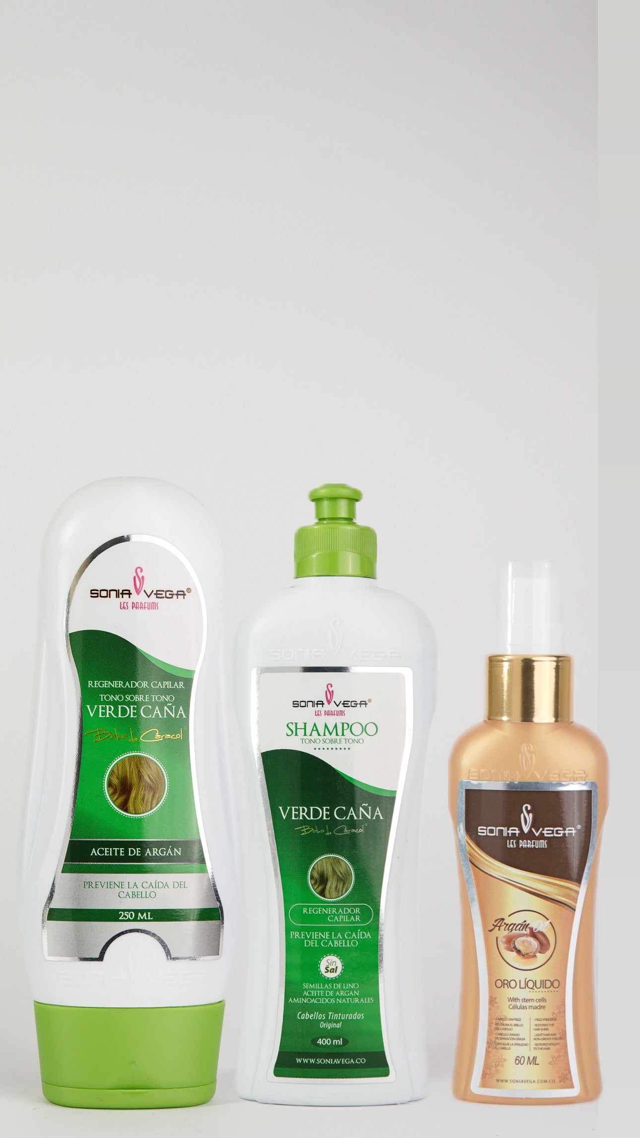 Matizante verde caña + Shampoo verde caña obsequiamos un aceite de Argan