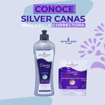 Kit Canas Silver y te Obsequiamos un Aceite de Argan