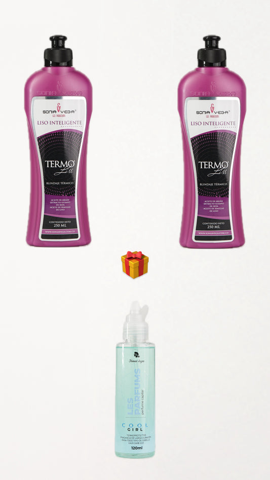Pagas 2 termoliss y recibes un perfume capilar cool girl🩵