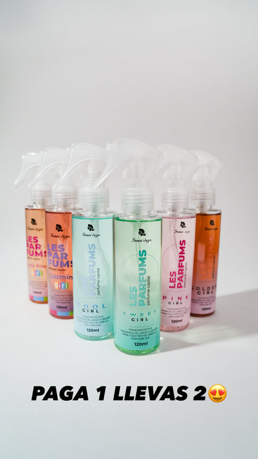 KIT PERFUMES CAPILARES PAGA 1 LLEVAS 2