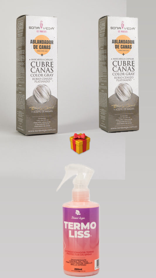 Compras 2 cubre canas y te obsequiamos un Termo protector Líquido