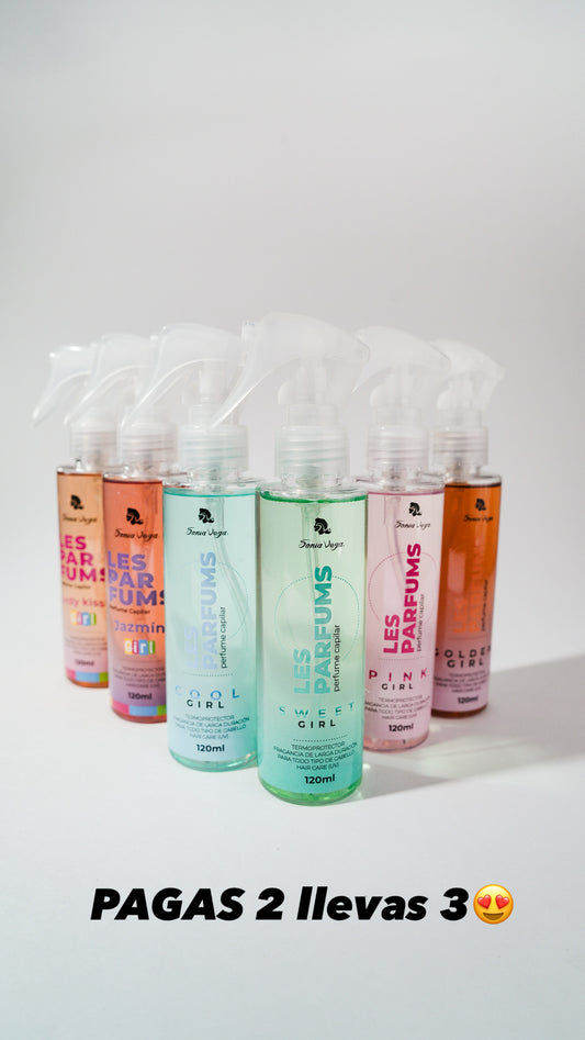 KIT PERFUMES CAPILARES PAGA 2 LLEVAS 3