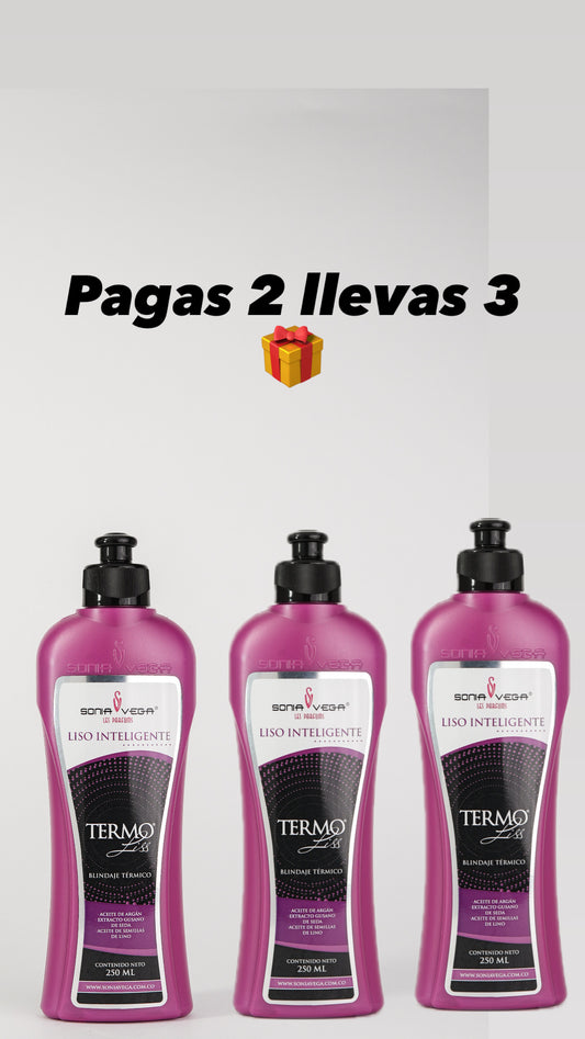 Pagas 2 termo liss 
y recibes uno Gratis